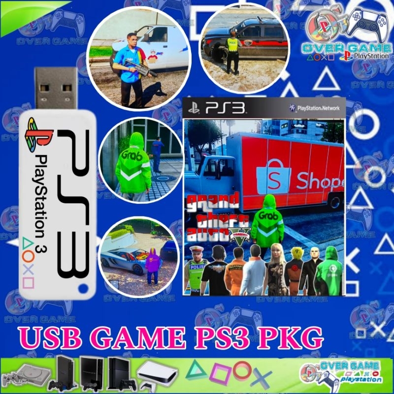Game PS3 HFW CFW GTA 5 MOD INDO PKG via Flashdisk