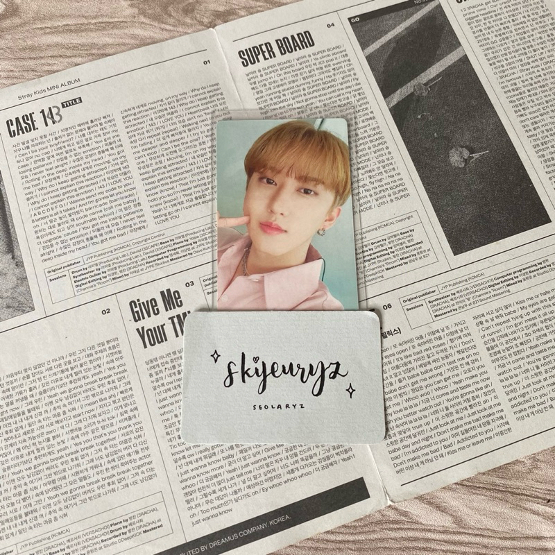 [READY] Stray Kids Withfans 3.0 yzy Noeasy Changbin POB photocard