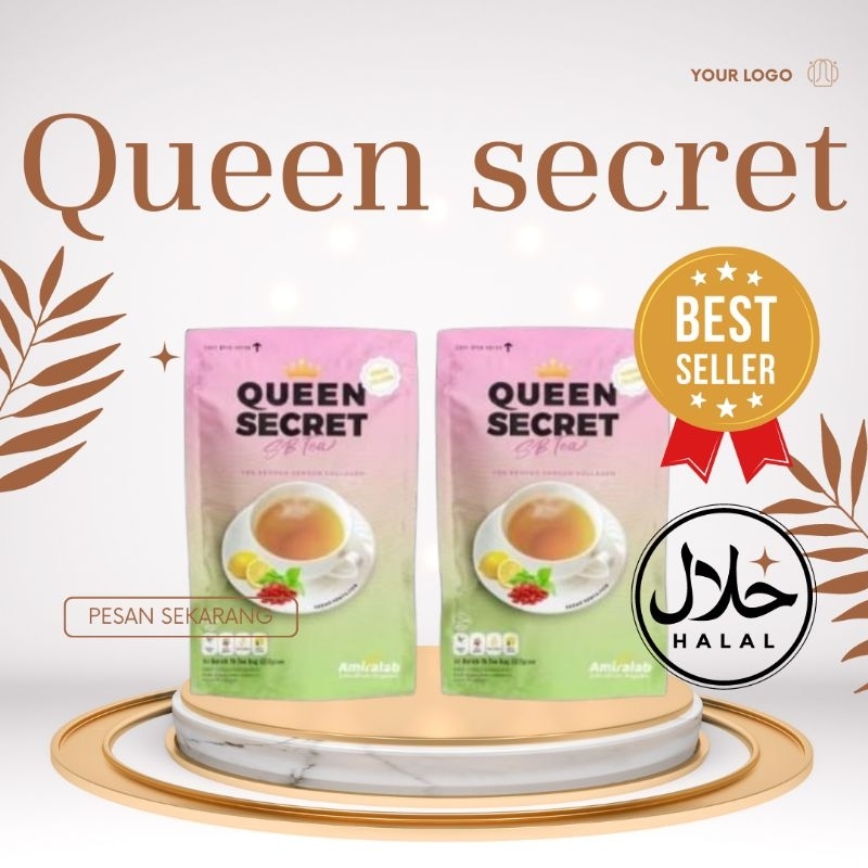 

QUEEN SECRET SLIMMING BEATY TEA Minuman Teh Herbal 15 Bag