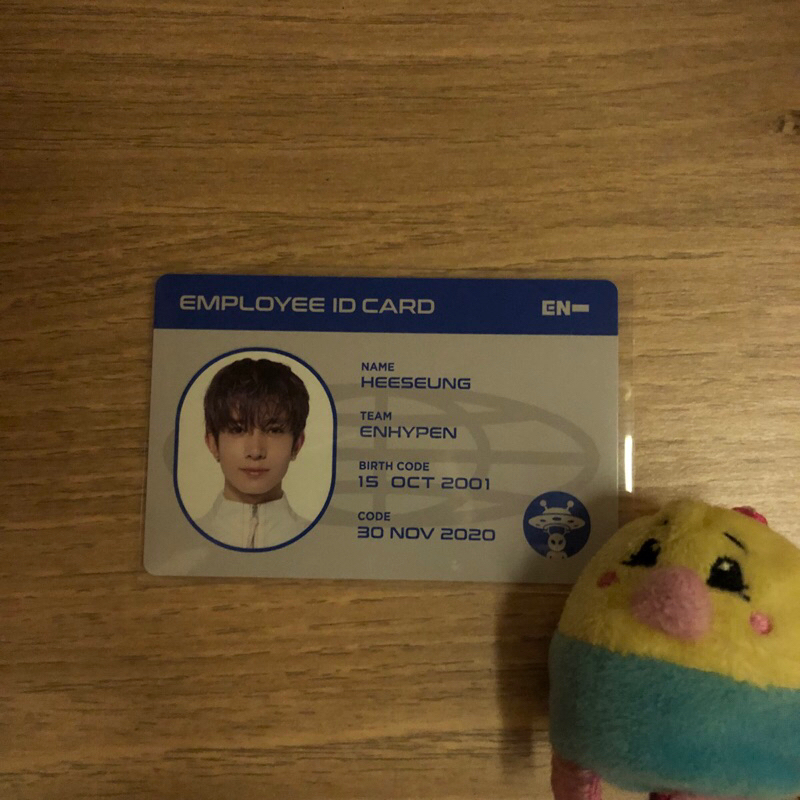 id card heeseung ggu ggu package 2024