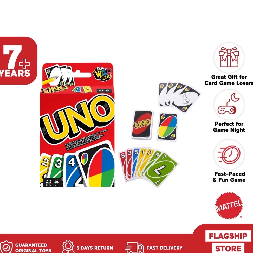 KODE N1H UNO Card  Permainan