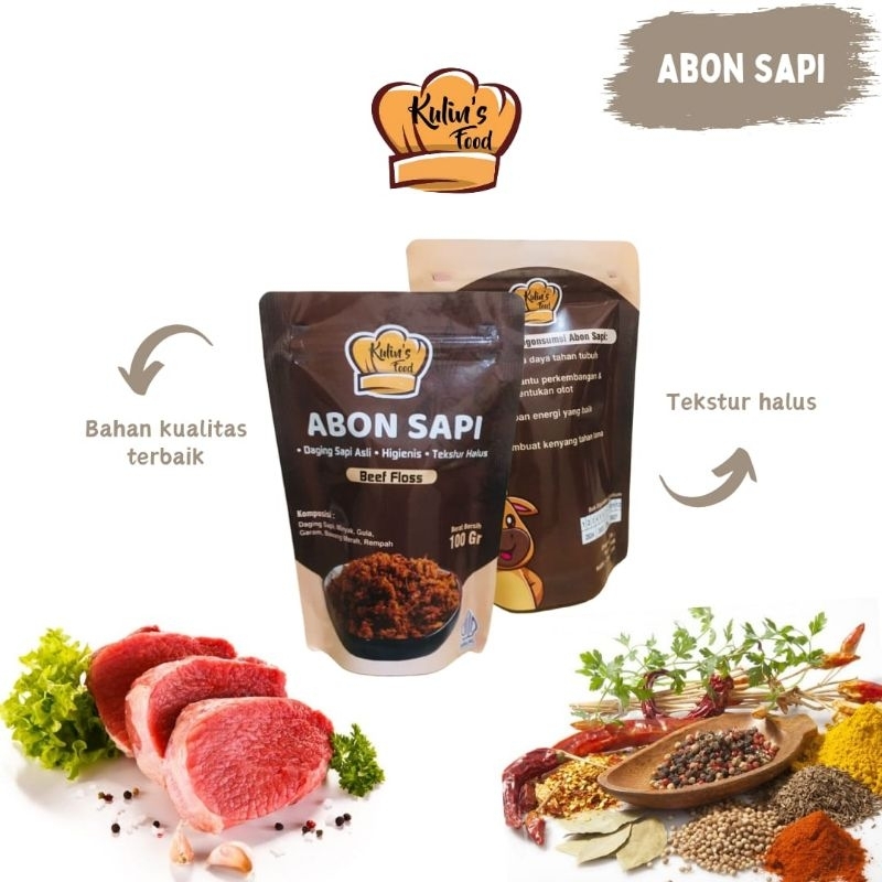 

Kulinsfood Abon Sapi Asli Spesial kemasan 100gram