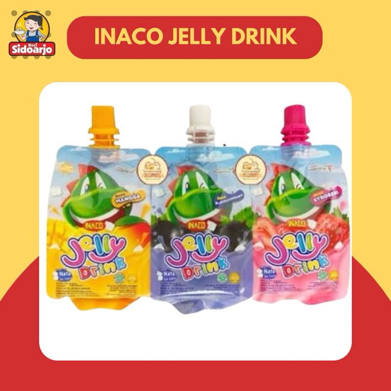 

INACO jelly drink 1pack isi 5 @120gr