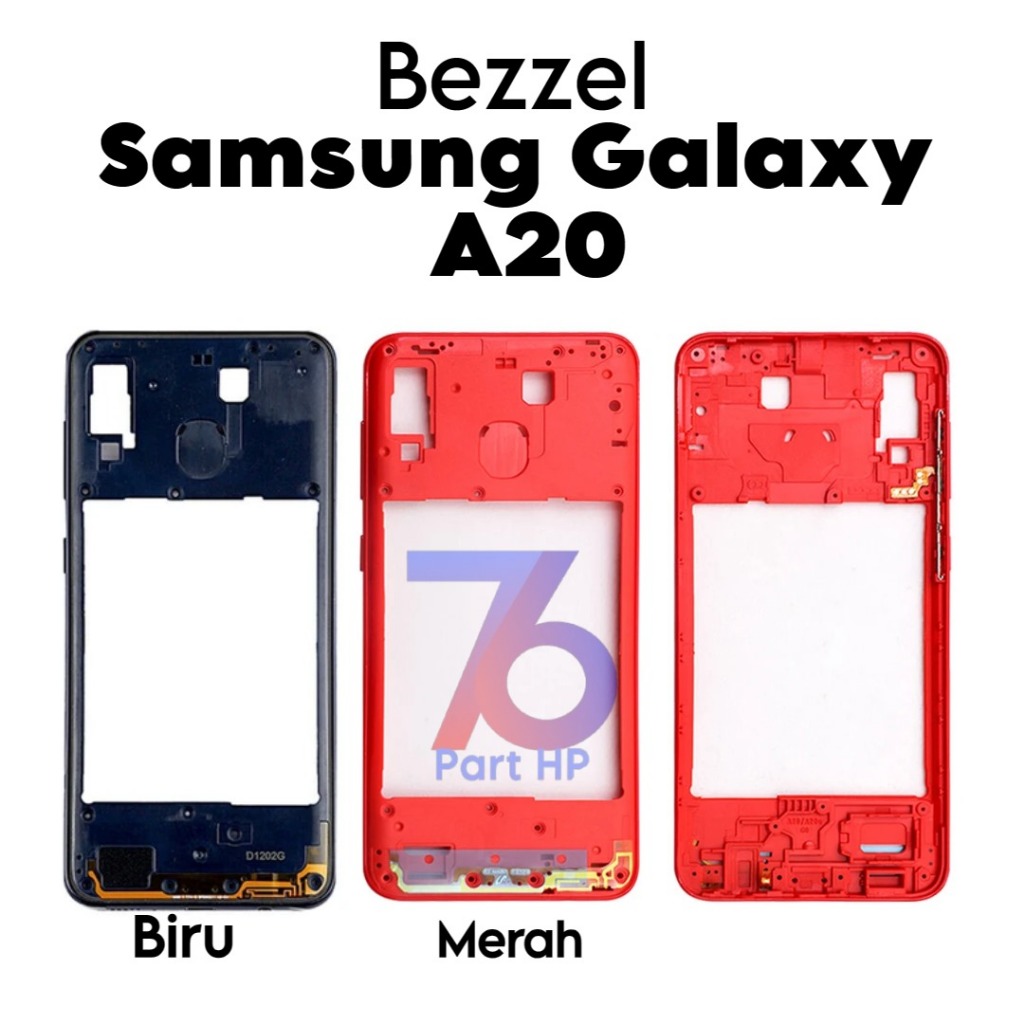 Bezzel Tulang Samping Samsung Galaxy A20 / SM-A205F / SM-A205FN / SM-A205GN / SM-A205YN / SM-A205G /
