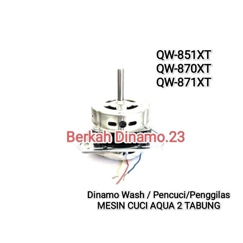Dinamo Pencuci Mesin Cuci AQUA QW-851XT QW-870XT QW-871XT Motor Dinamo Wash Aqua Qw851 / Qw870 / Qw8