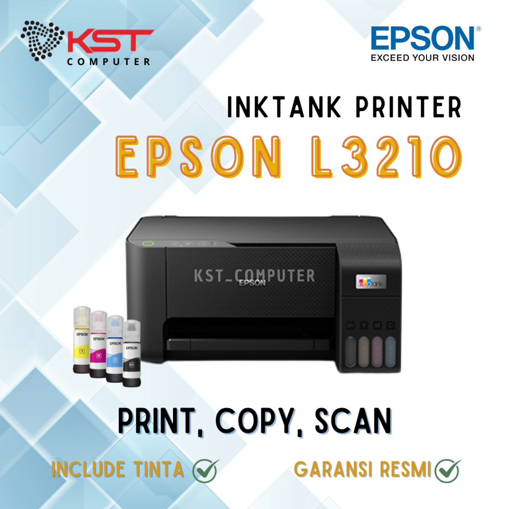 Printer Epson EcoTank L3210 Print Scan Copy