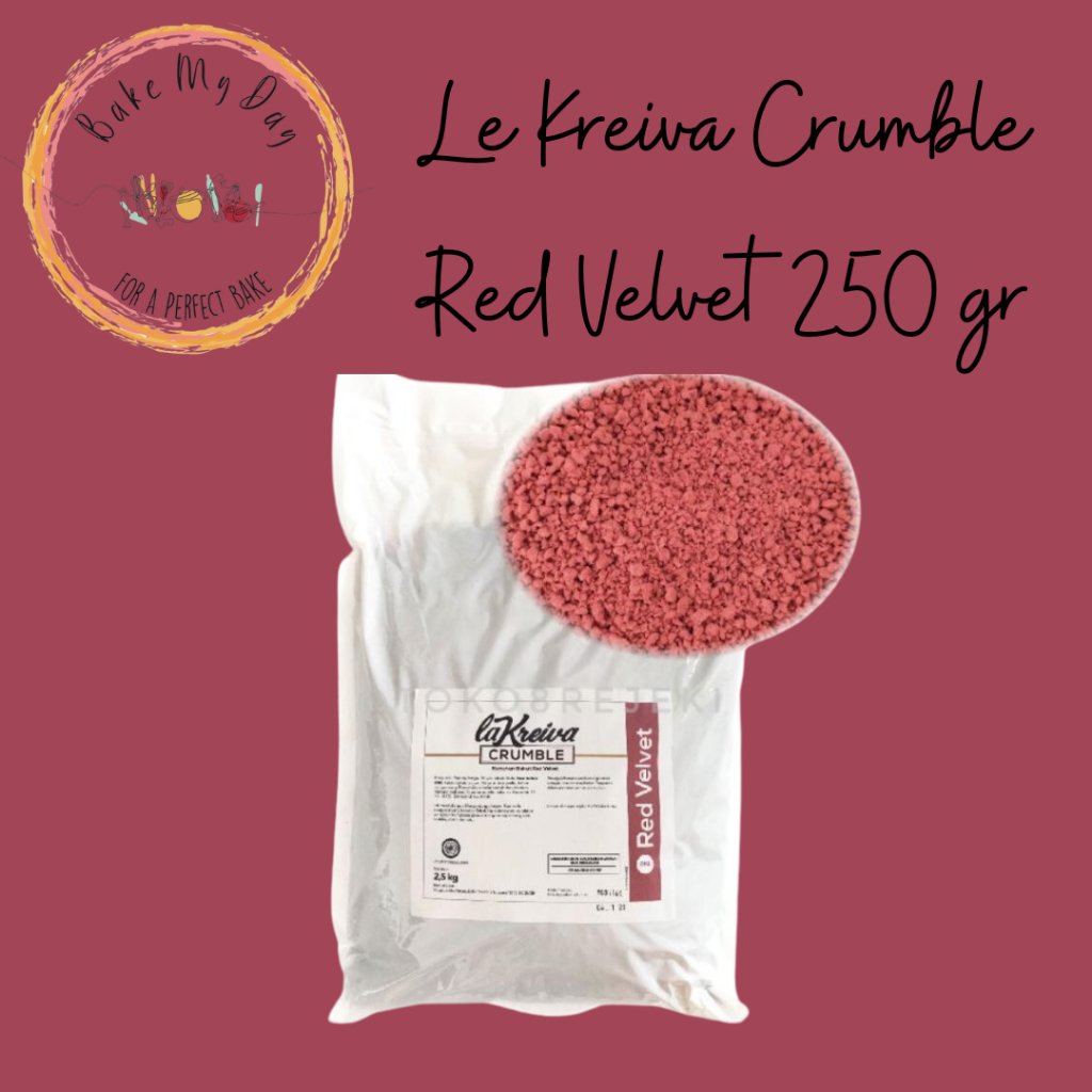 

Le Kreiva Crumble Red Velvet Topping 250 gr