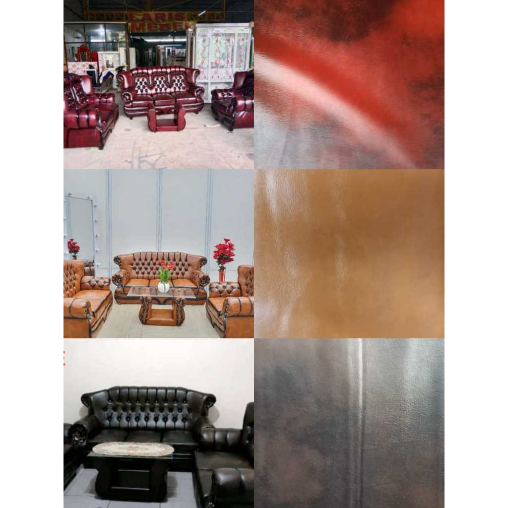 KULIT OSKAR JAGUAR SOFA // FURNITURE OSCAR JAGUAR // KAIN JAGUAR METERAN