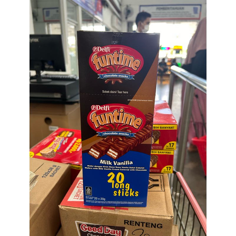 

FUNTIME delfi milk vanilla 20x20gram box