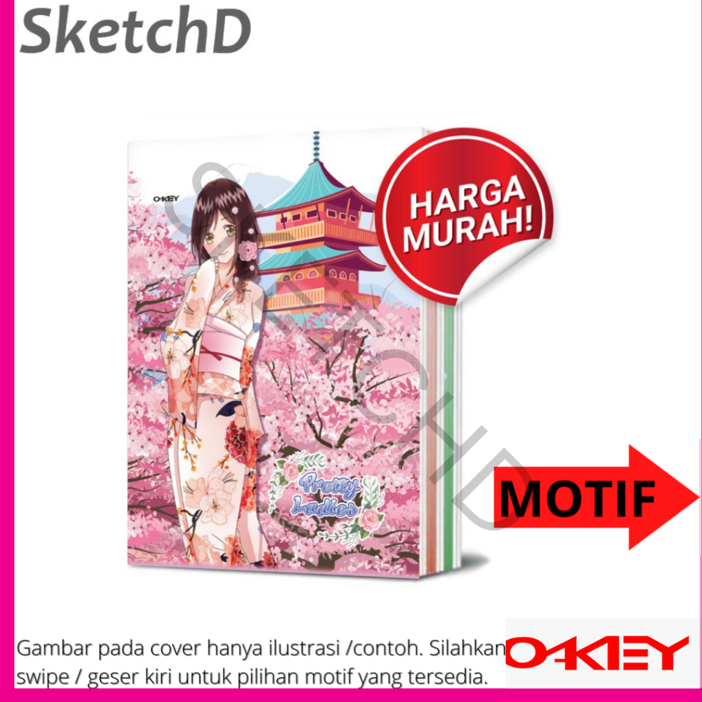 

Buku Tulis Okey 38 lembar A5 Notebook - 21 x 16 cm Buku Catatan