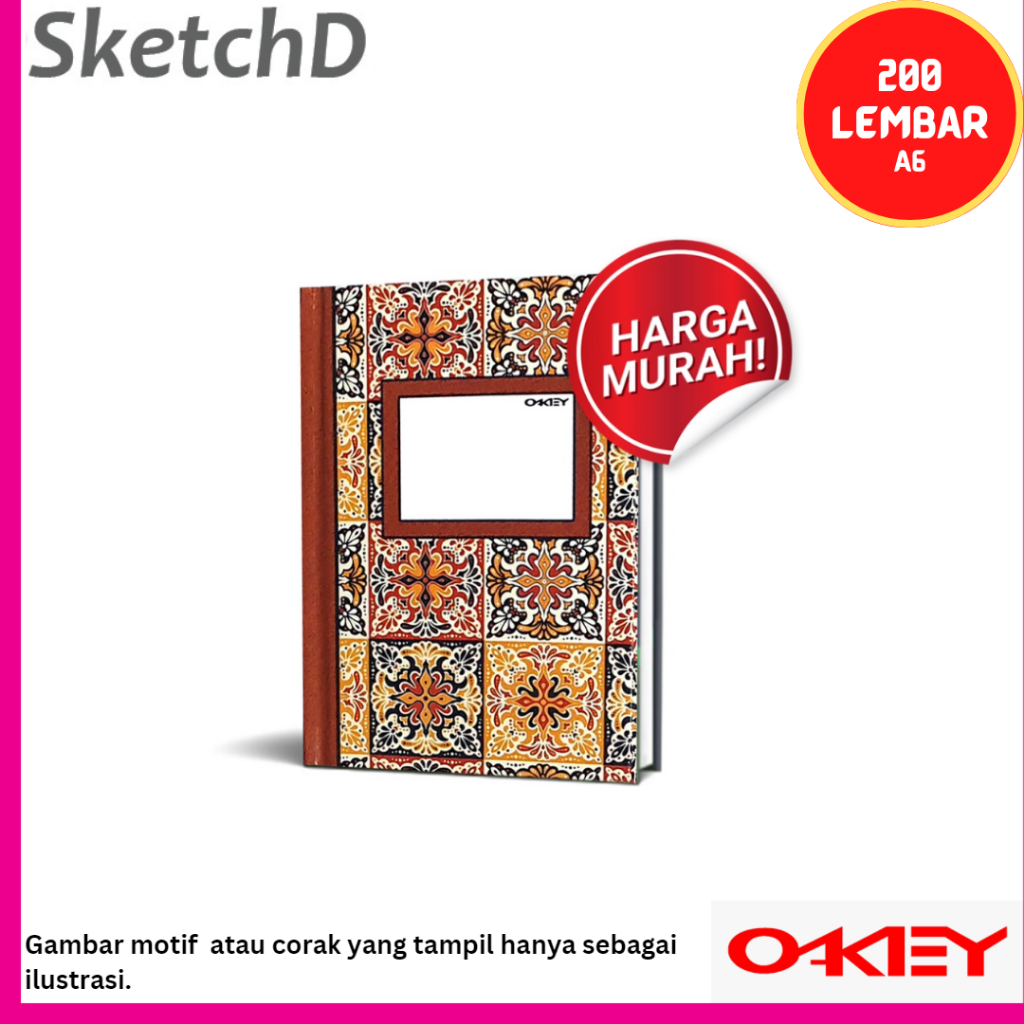 

Buku memo hutang kecil Okey A6 200 lbr hard cover oktavo