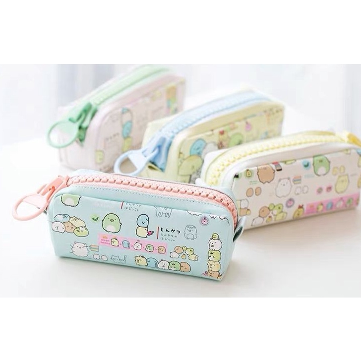 

KODE A3T Tempat Alat Tulis Resleting Warna Motif Kartun