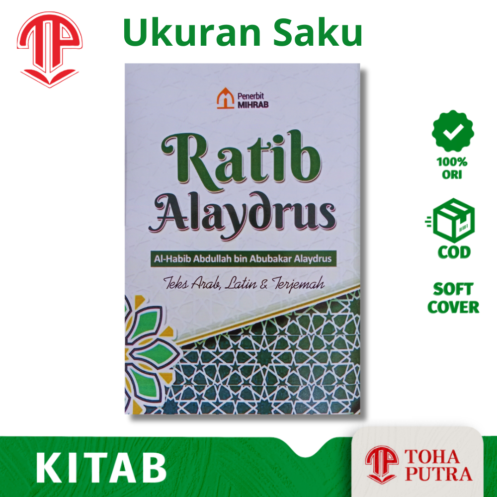 saku KITAB RATIB ALAYDRUS ARAB, LATIN & TERJEMAH UKURAN SAKU ( MIHRAB ) RATIB ROTIB ALAYDRUS ALIDRUS