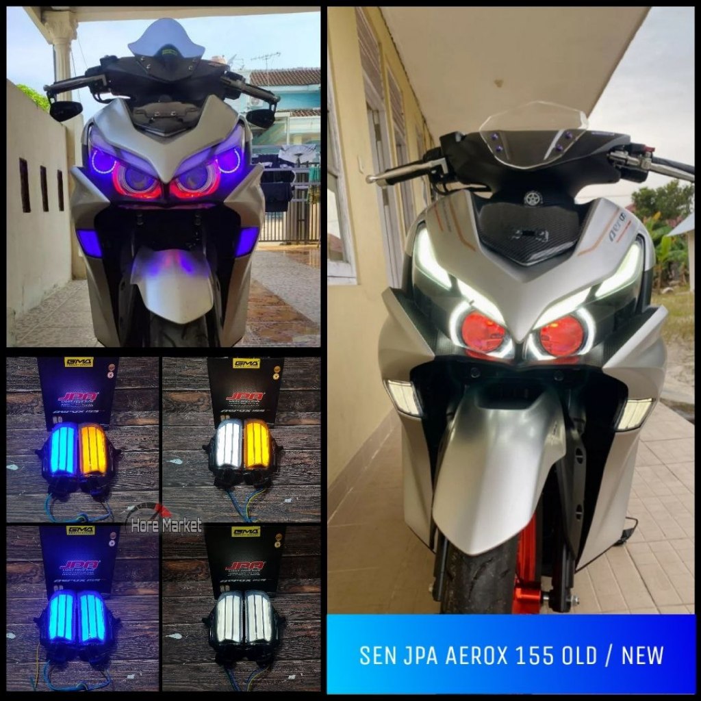 LAMPU SEIN JPA AEROX 155 OLD / NEW 2017 2018 2019 2020 2021 2022 2023 2024 SEN NVX VVA SENJA BIRU DA