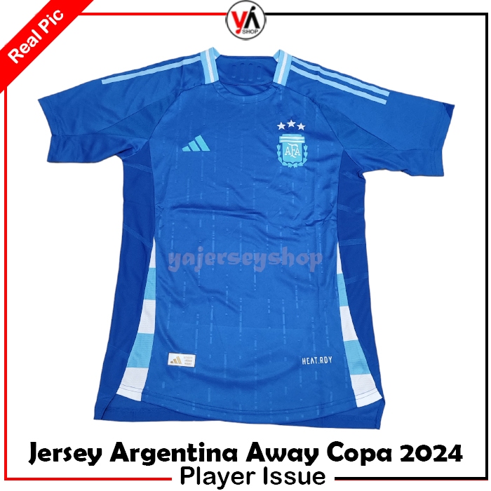 Player Issue Jersey Argentina Away Copa 2024 PI Kualitas Premium