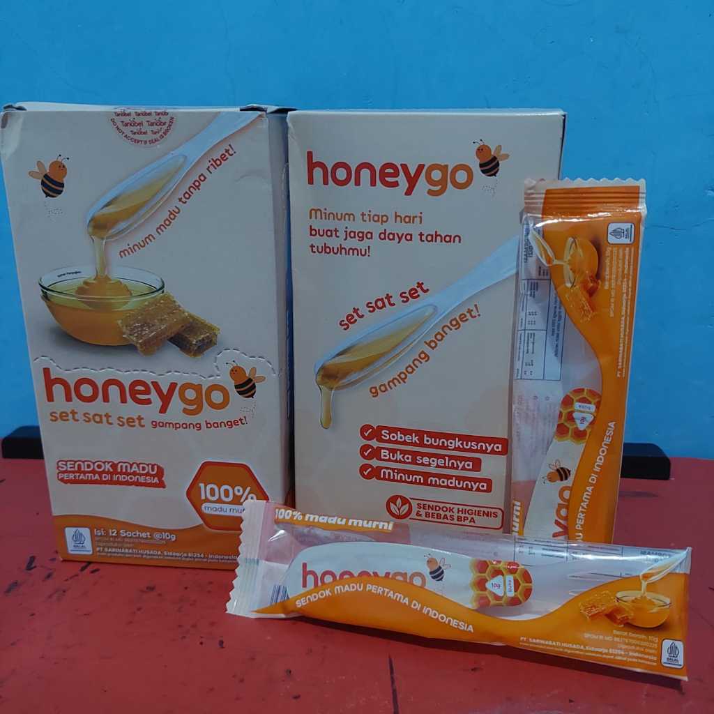 

MADU MURNI HONEYGO 1 BOX (12 sachet)