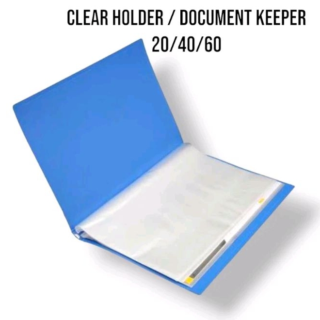 

Map clear holder Folio / dokumen keeper organizer F4 ( 1 pcs)
