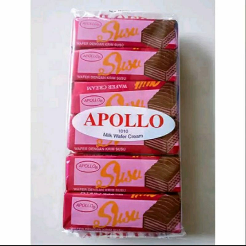 Apollo wafer susu ( 12x12gr)biscuit wafer susu/wafer susu