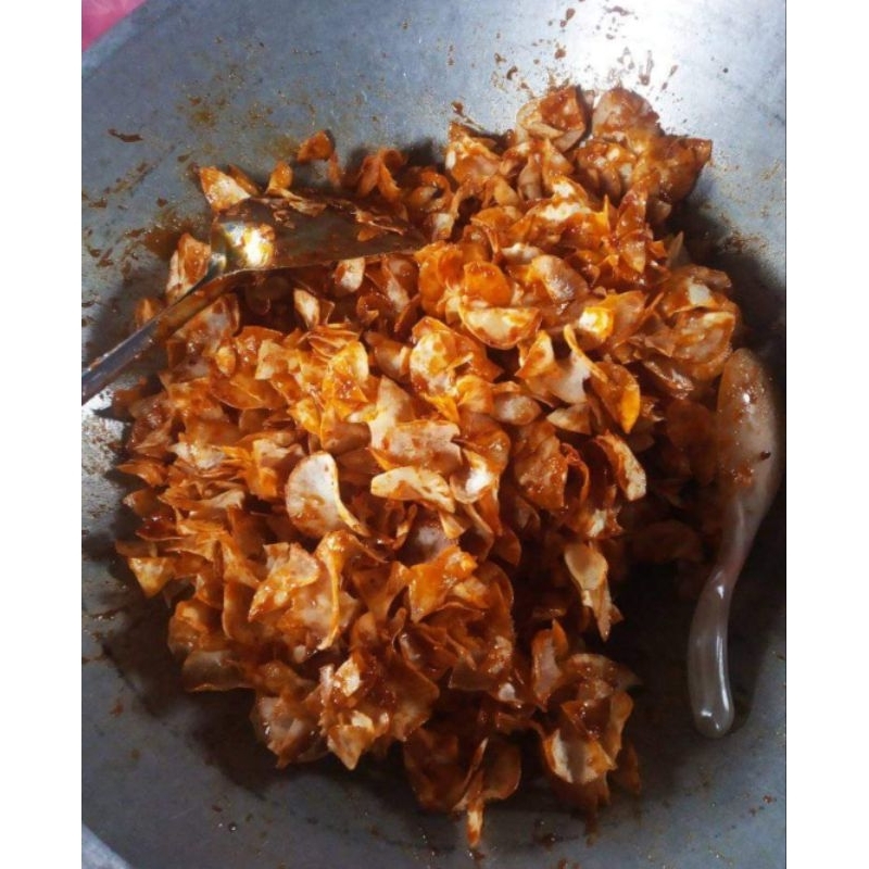 

Keripik singkong asam manis pedas