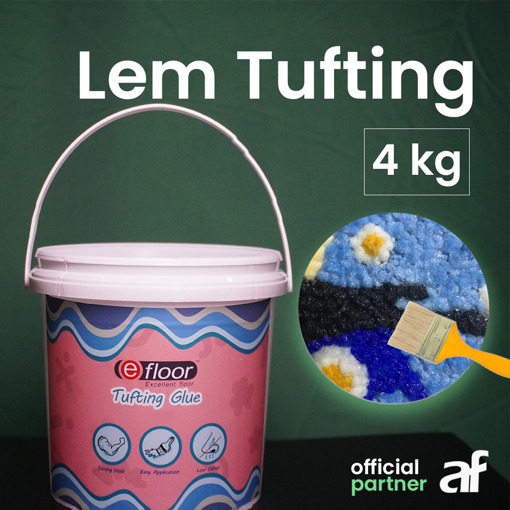 Lem Tufting EFLOOR 4 KG | Lem Untuk Tufting Rug / Rajutan