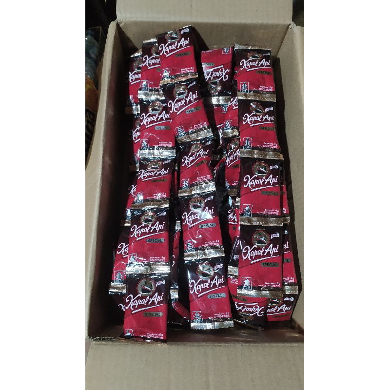 

Kopi kapal api sachet kemasan mini 6gr isi 10sachet