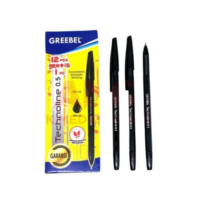 

PULPEN GREEBEL TECHNOLINE 0.5 1PACK 12+1PCS