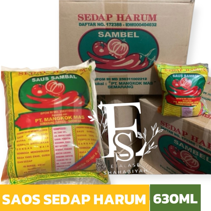 Saos mangkok Sedap Harum 630ml-Sambal-Saos Bakso-Saos BakMie-Saos Mie Ayam- Legend- READY