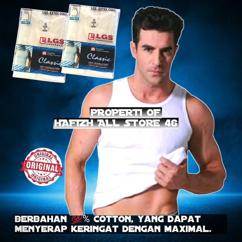 KAOS SINGLET LGS - SINGLET LGS - KAOS DALAM COWOK - DALAMAN PRIA - KAOS DALAM PRIA LGS