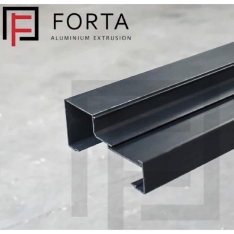 Aluminium Forta Kusen 4" 0558 Kusen Z Polos Aluminium Batangan