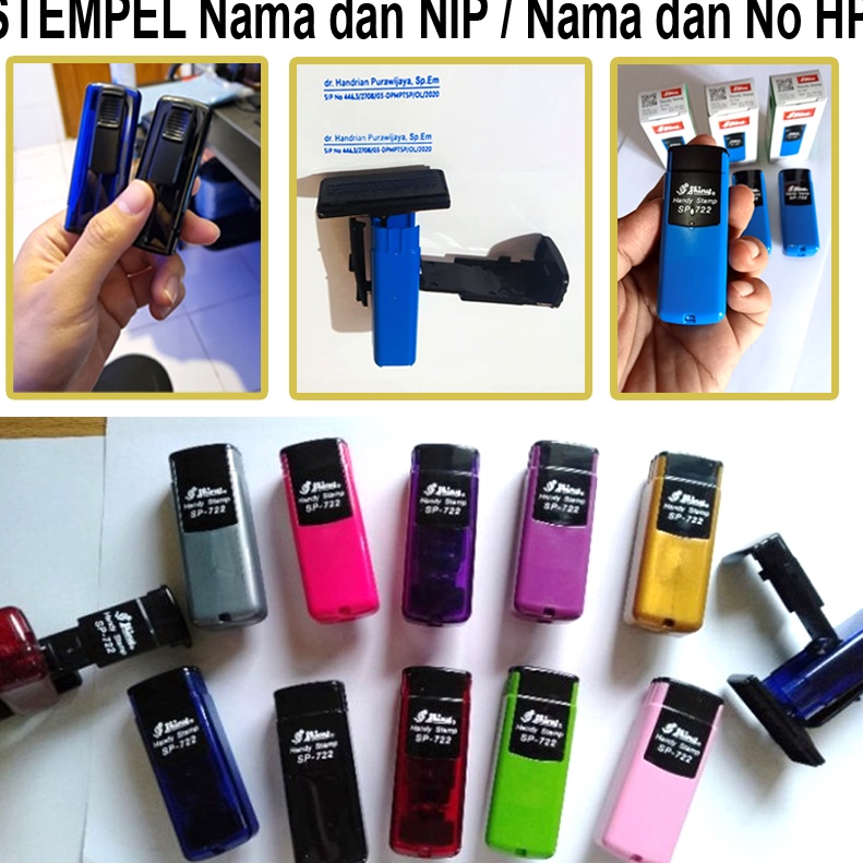 

Promo Laris Stempel Nama Dokter Nama PT CV Shiny 722 NEW SERIES