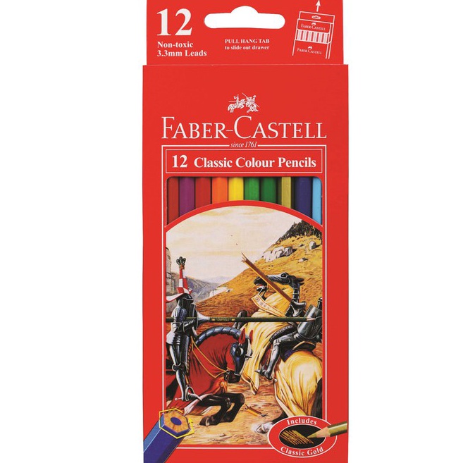 

Fast Shipment Pensil Warna Faber Castell 12 Classic Panjang