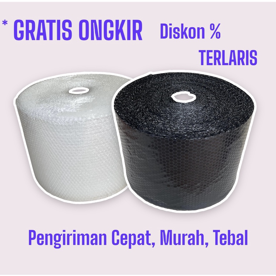 

Serbu Puas bubblewrap 5 meter x 3 cm plastik bubble tebal pekat lentur Bubble wrap Murah Bisa COD