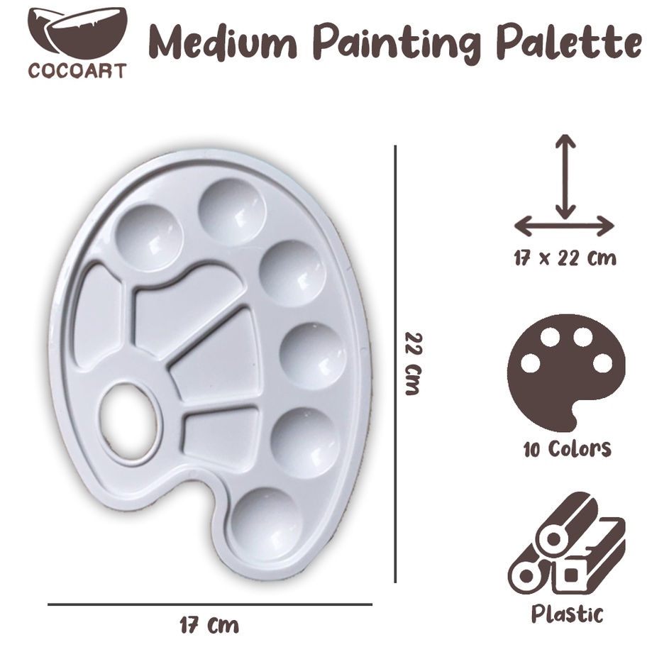 

Update Terpopuler Palet Lukis 17 x 22 cm Painting Pallete