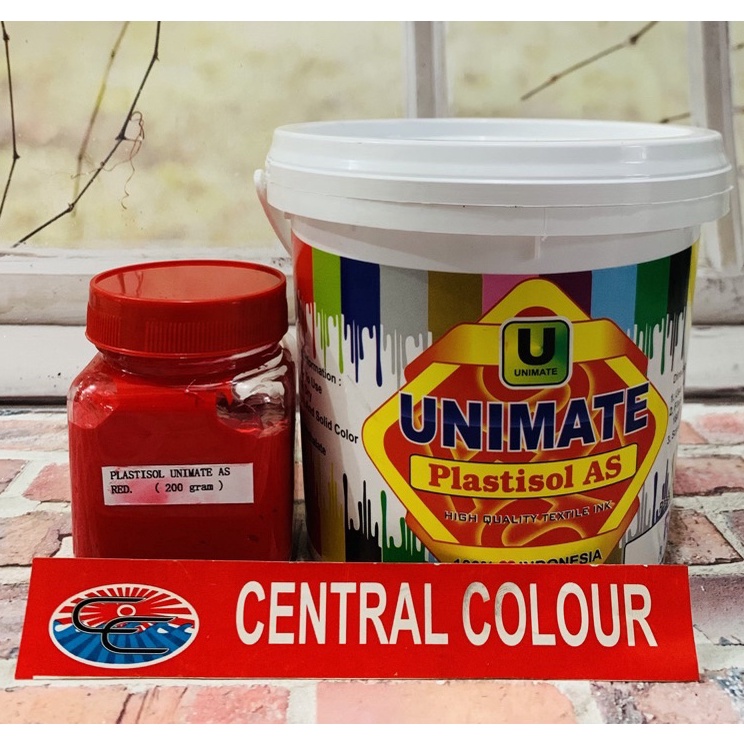

Fast Update Cat Plastisol Unimate AS Red Merah 2GR