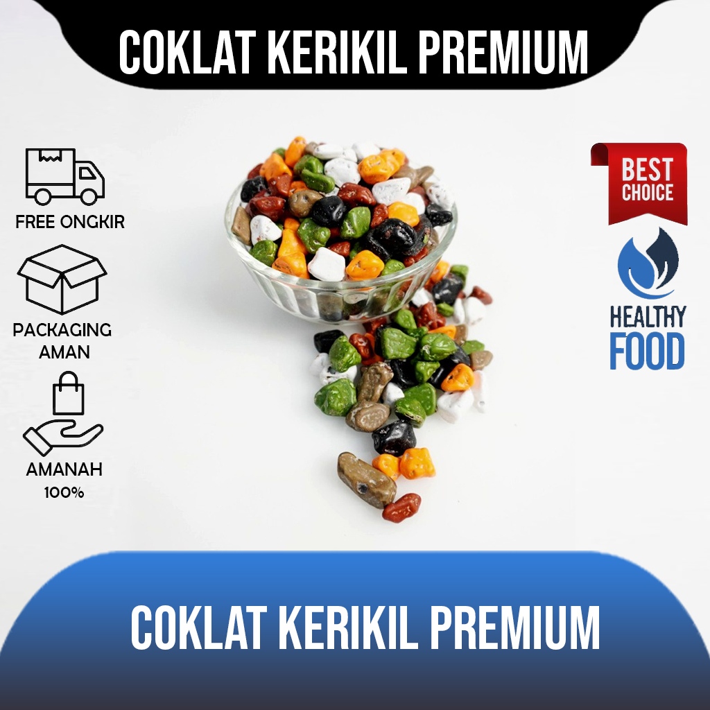 Coklat Kerikil Permen Coklat Krikil / Coklat Batu Oleh2 Haji 1 kg