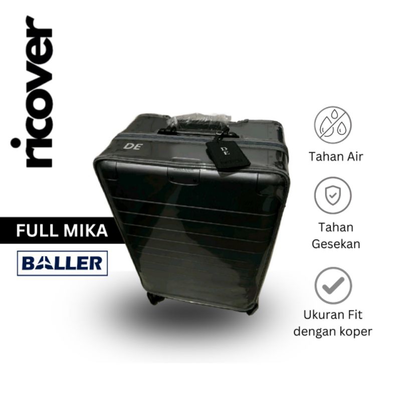 Sarung Koper Full Mika Cover Koper Pelindung Koper Untuk Koper Merk Baller
