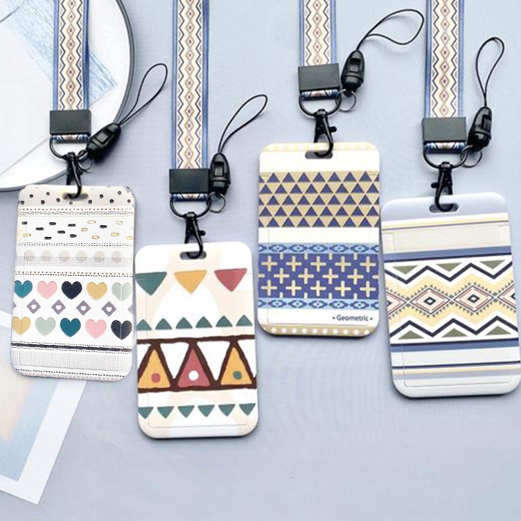 

Pusat Obral gantungan id card tempat id card tempat kartu id card Case Holder Kartu Bus ID Motif Kartun Geometri Dengan Tali Lanyard Leher nametag gantungan id cardgantungan kartu id card id card holder aesthetic