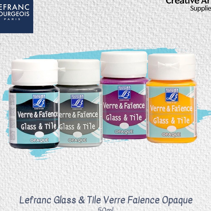 

Diskon sd 2 Lefranc Glass Tile 5ml Verre Faience Opaque Transparent