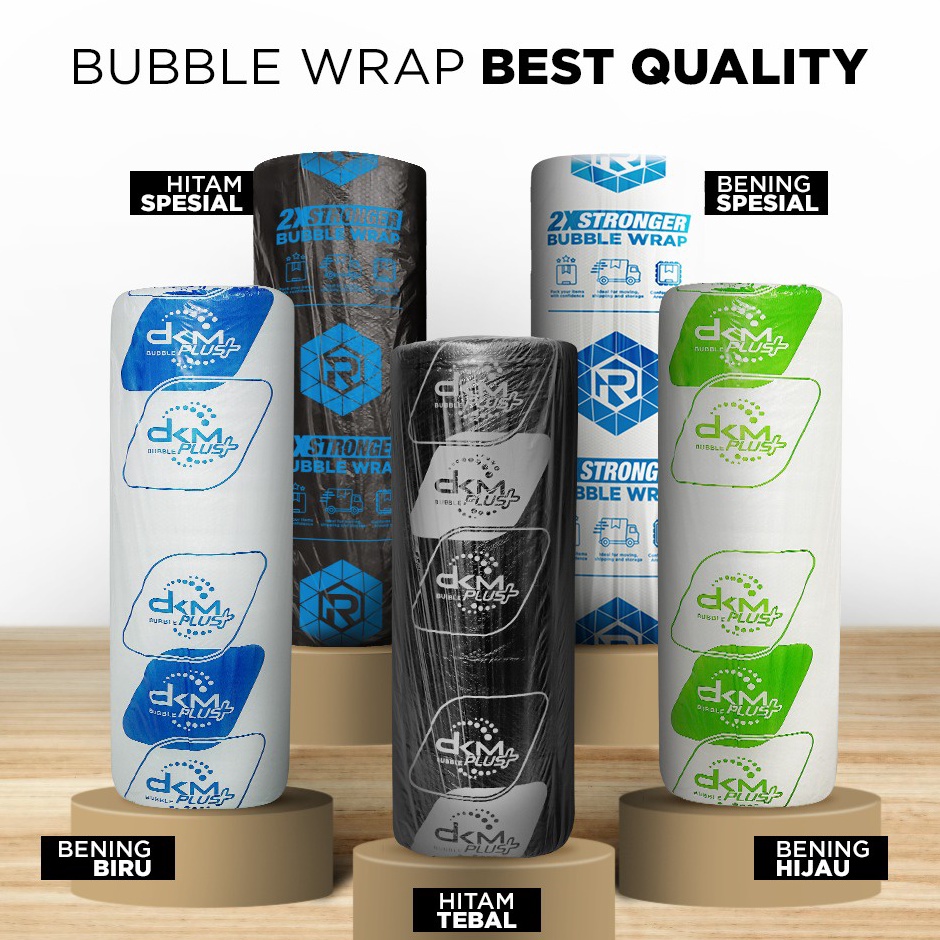

Surprise Pembungkus Plastik Bubble Bubble Wrap Bening Hitam DKM Babel Wrap