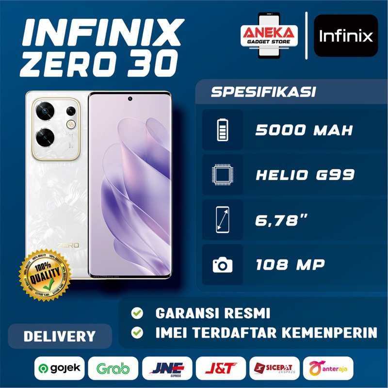 Infinix Zero 30 4G 8GB / 256GB Garansi Resmi Infinix