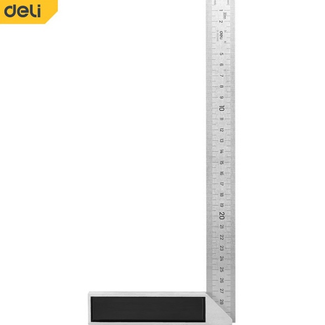 

Baru Terkini Deli Penggaris Siku L Steel Angle Ruler Mistar Garisan Siku EDL32XX