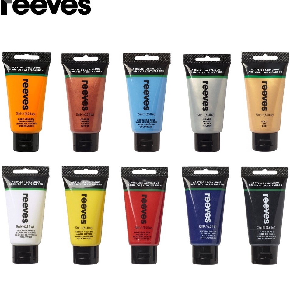 

Top Update reeves fine artist acrylic paintcat acrylic akrilik 75ML