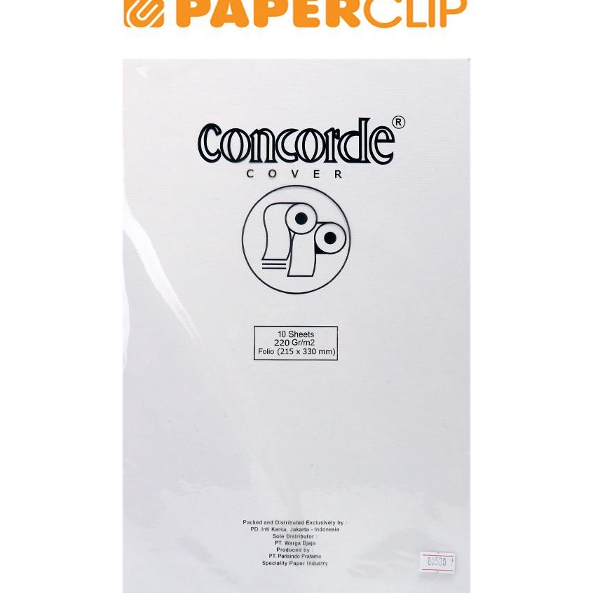 

Lebih Laris KERTAS COVER F4 CONCORDE 853 22 ISI 1 WHITE