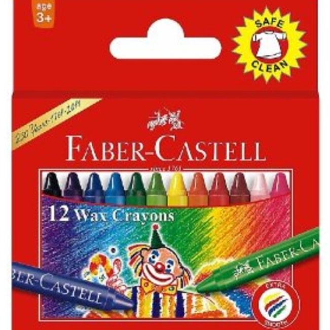 

Ready Terjamin Wax Crayon Faber Castell 12 Warna