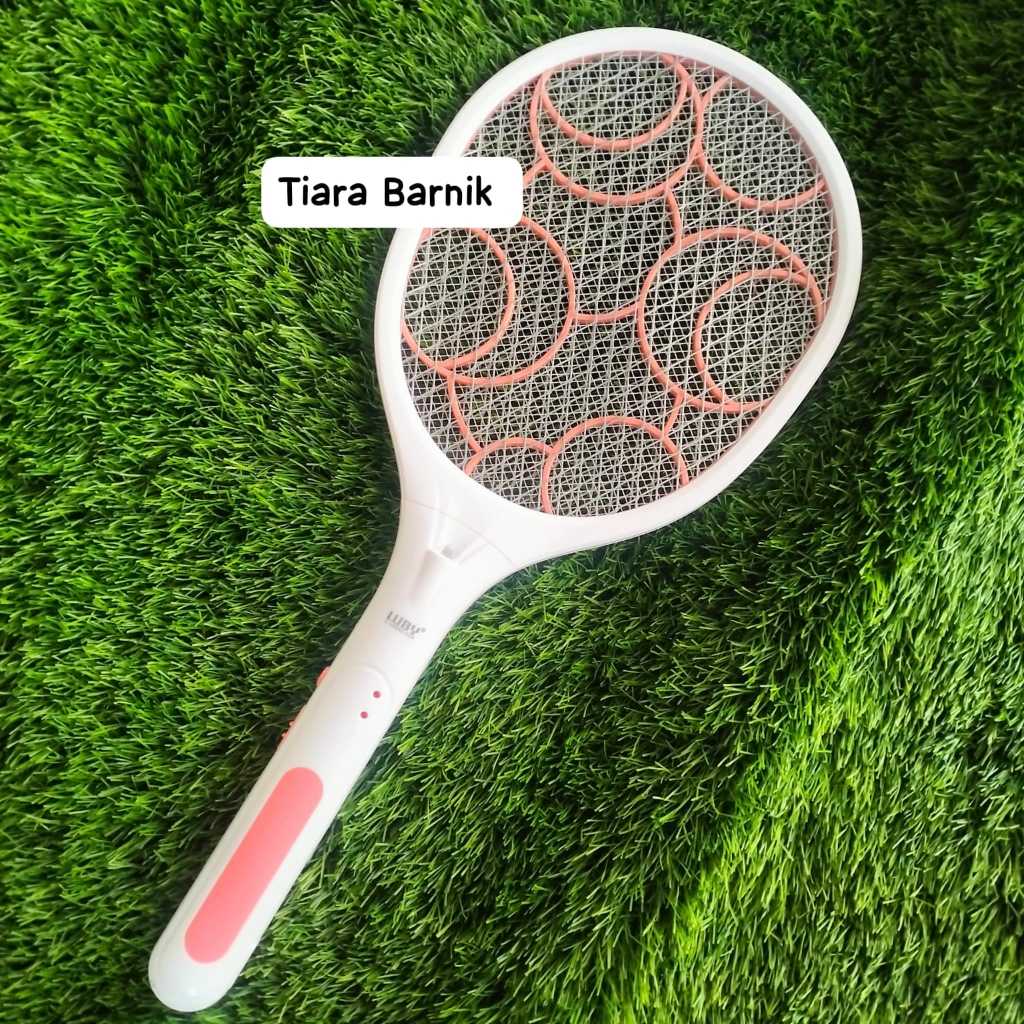 ORIGINAL LUBY RAKET NYAMUK LED LUBY 3 IN 1 CHARGE RAKET NYAMUK CAS