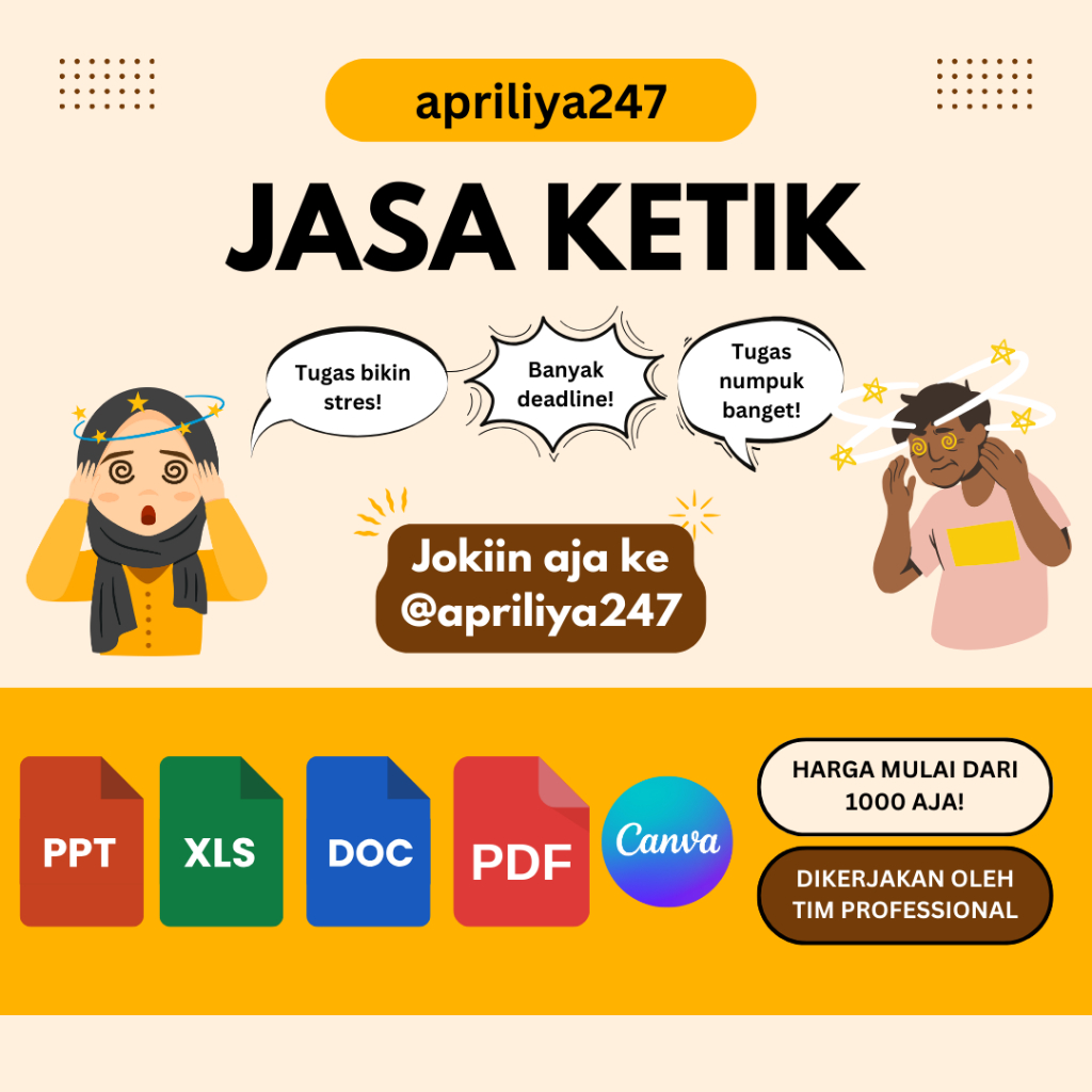 JASA KETIK WORD EXCEL DLL