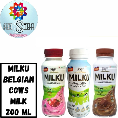 

Milku Belgian Cows Milk Kemasan Botol 200 ML