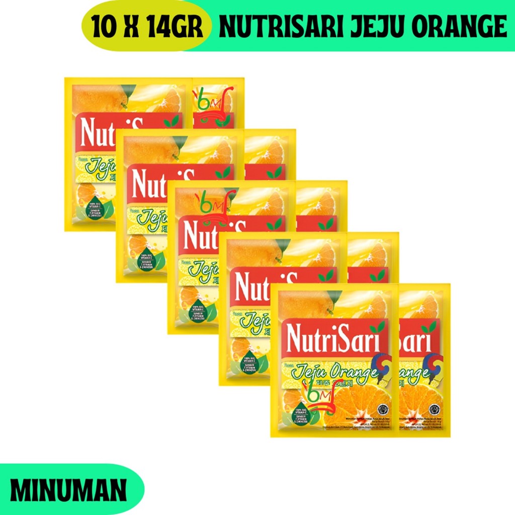 

NutriSari Jeju Orange Minuman Serbuk Rasa Jeruk Jeju Segar Nikmat