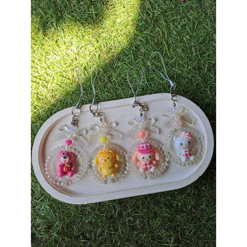 Strapphone | gantungan hp | gantungan tas | keychain | beads charm bag