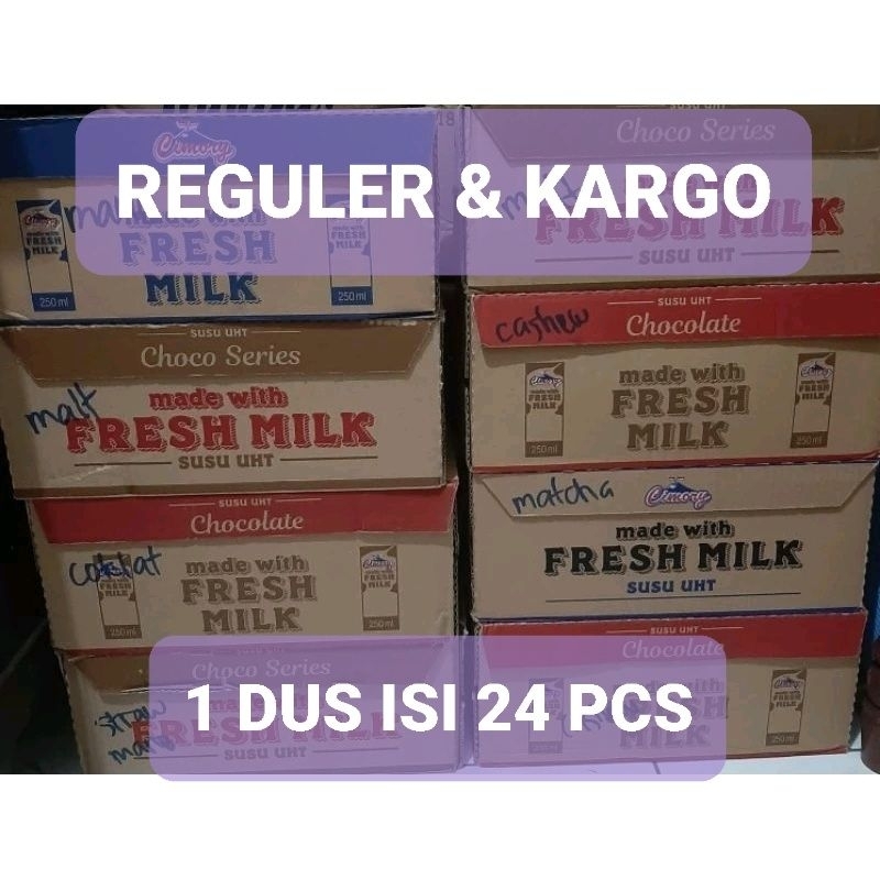 

Susu UHT Cimory 250 ml 1 dus(24 pcs) - REGULER & KARGO